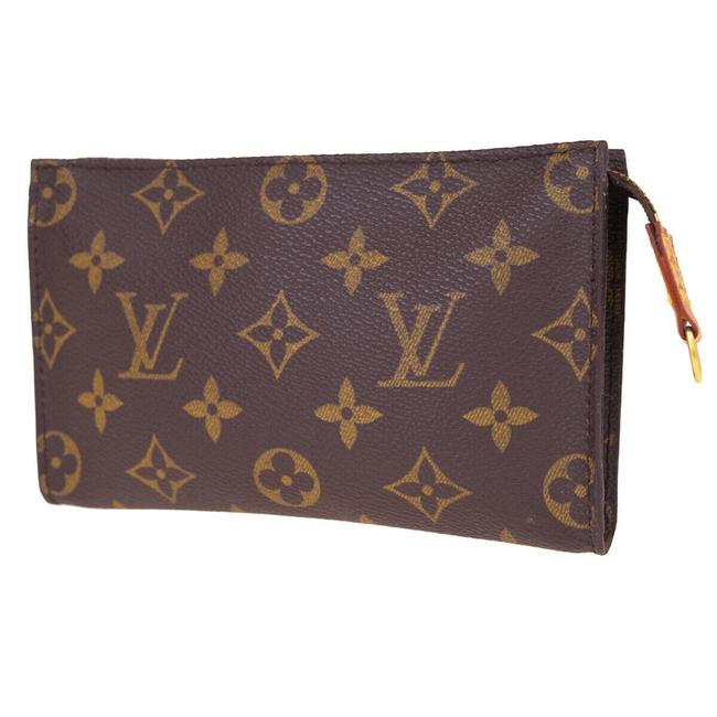 Louis Vuitton Bucket Pm Pouch France 01ac07 Brown Monogram Leather Clutch