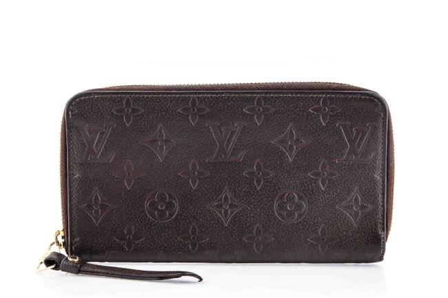 Louis Vuitton * Burgundy Pf Secrete Monogram Empriente Wristlet Wallet