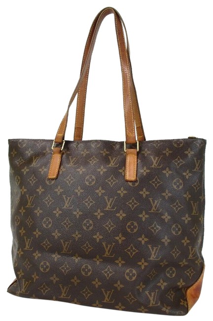 Louis Vuitton Cabas Mezzo Bag 11457 Brown Monogram Canvas Tote