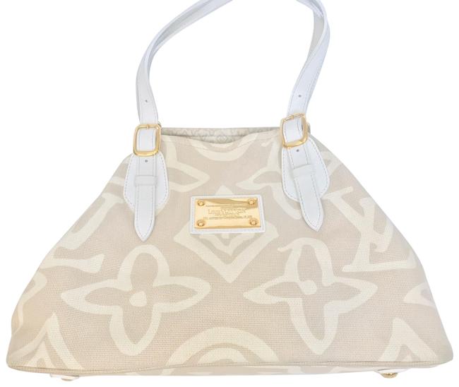Louis Vuitton Cabas Tahitienne Pm Beige Tote