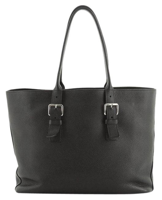 Louis Vuitton Cabas Voyage Taurillon Black Leather Tote