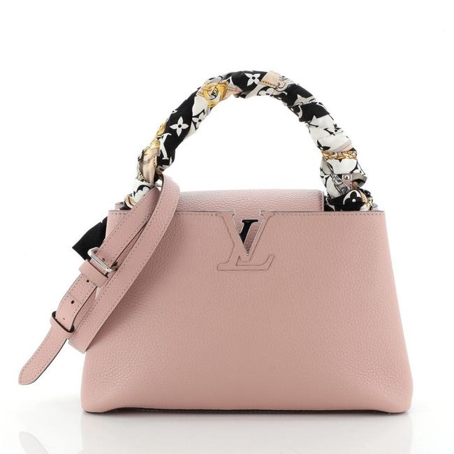 Louis Vuitton Capucines Handbag Pm Pink Leather Satchel