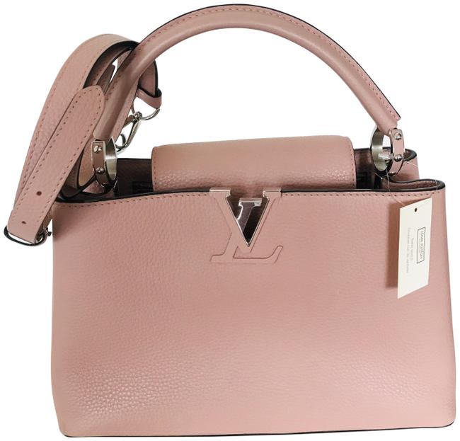Louis Vuitton Capucines Taurillon Pm Magnolia Pink Tote