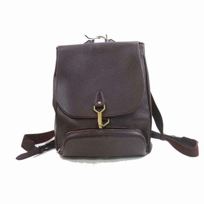 Louis Vuitton Cassiar 871732 Bordeaux Ta?ga Leather Backpack