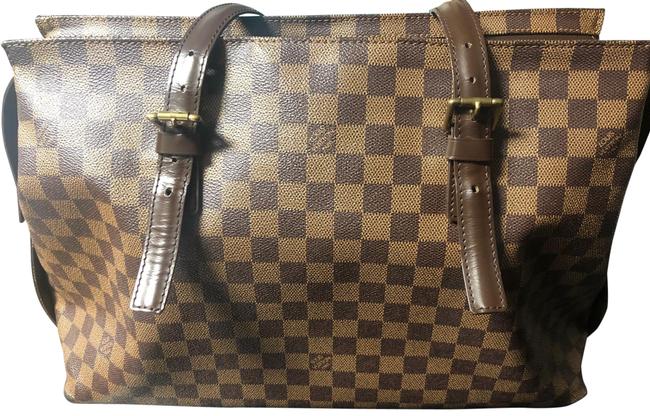 Louis Vuitton Chelsea Lv Damier Ebene Brown Satchel