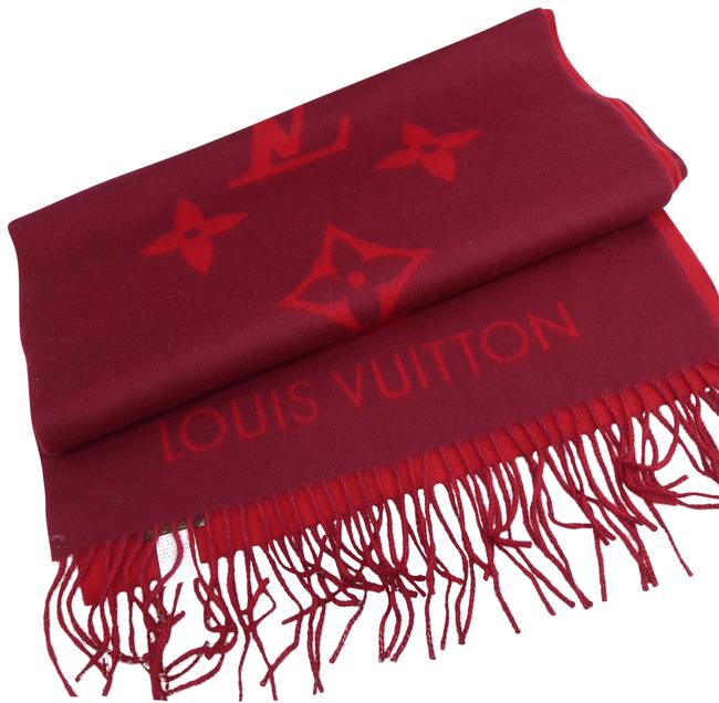 Louis Vuitton Cherry Cashmere Reykjavik ScarfWrap