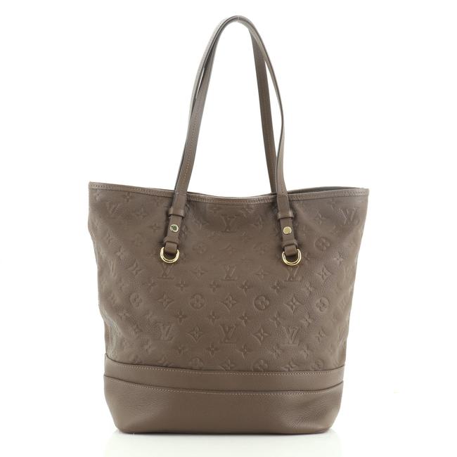 Louis Vuitton Citadine Handbag Monogram Empreinte Pm Brown Leather Tote