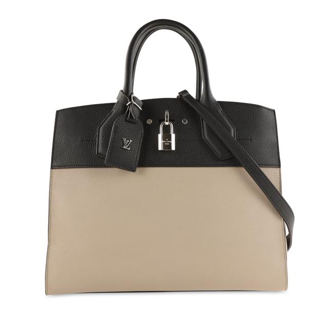 Louis Vuitton City Steamer Brown Leather Tote