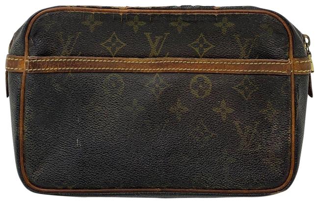 Louis Vuitton Compiegne Brown Monogram Canvas Clutch