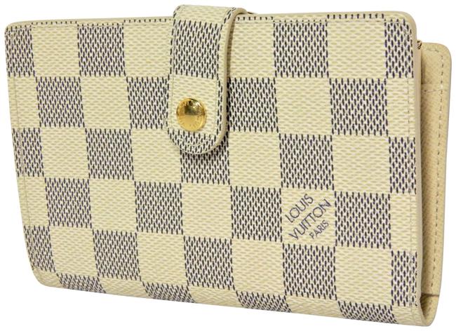 Louis Vuitton Damier Azur Port Monnaie Kisslock Wallet