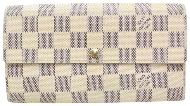Louis Vuitton Damier Azur Portefeuille Sarah Long Wallet