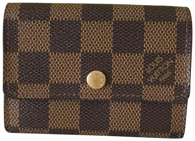 Louis Vuitton Damier Ebene Porte Monnaie Plat Wallet