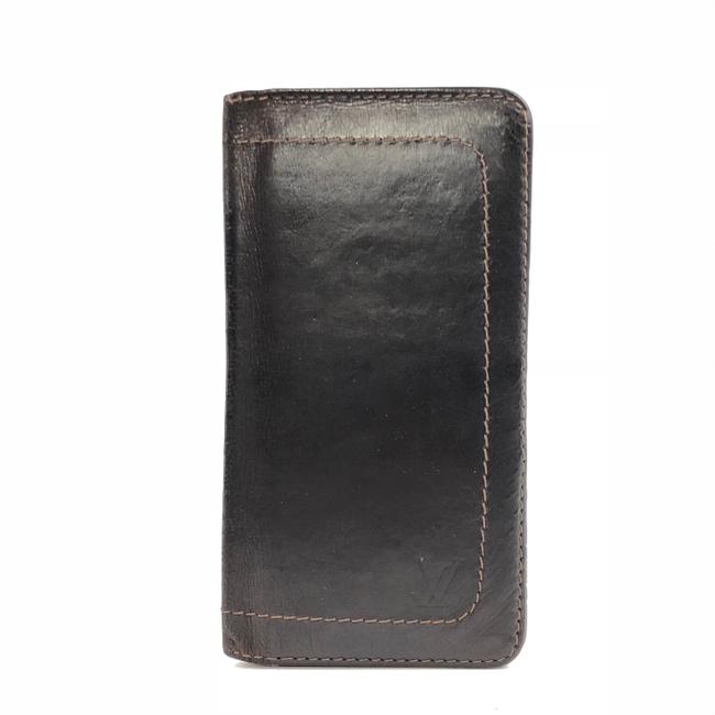 Louis Vuitton Dark Brown Long Utah Wallet