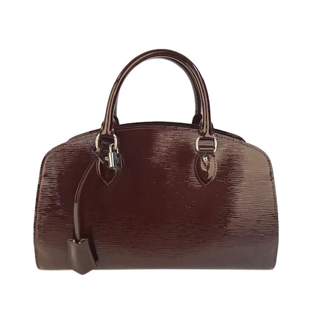 Louis Vuitton Electric Epi Pont Neuf Pm 8299 Bordeaux Leather Satchel