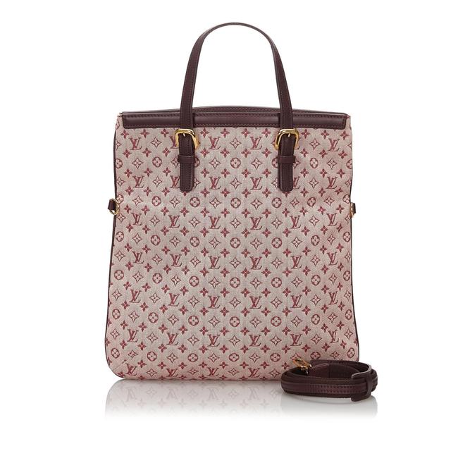 Louis Vuitton Francoise Dark Pink Leather Tote