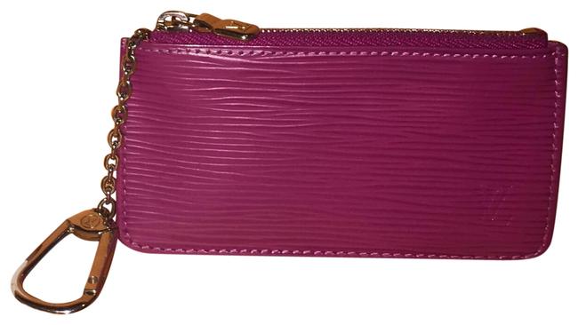 Louis Vuitton Fuchsia Key Pouch Epi Leather Grenade Wallet