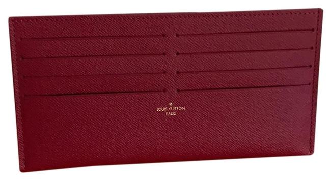 Louis Vuitton Fuschia Felicie Credit Cards Insert Wallet