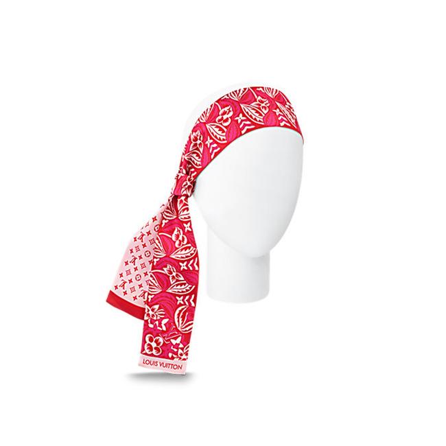 Louis Vuitton Fuschia Superpretty Monokinawa Bandeau ScarfWrap