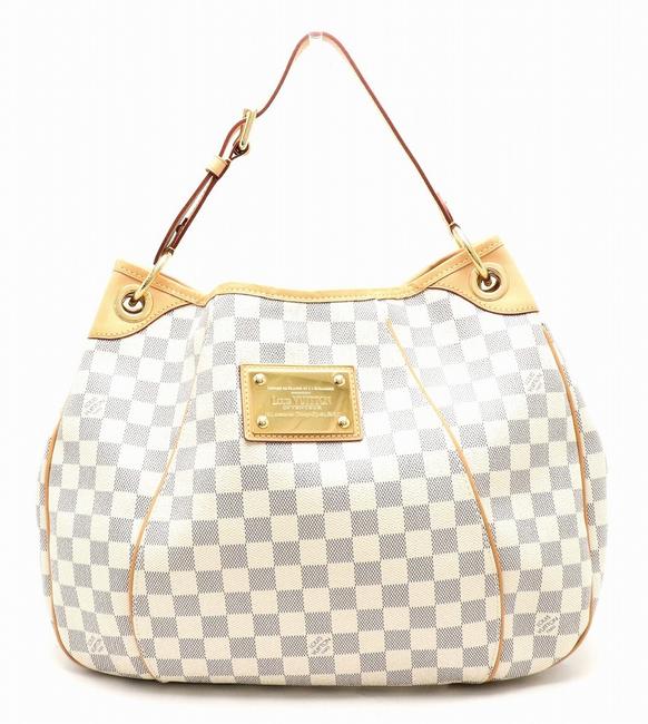 Louis Vuitton Galiera Pm Tote N55215 Damier Azur Shoulder Bag