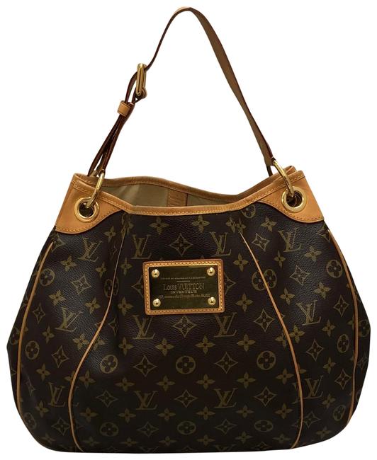 Louis Vuitton Galliera Pm with Dustbag Brown Monogram Canvas Hobo Bag