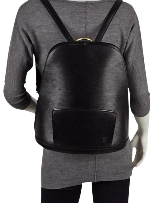 Louis Vuitton Gobelins Black Epi Leather Backpack
