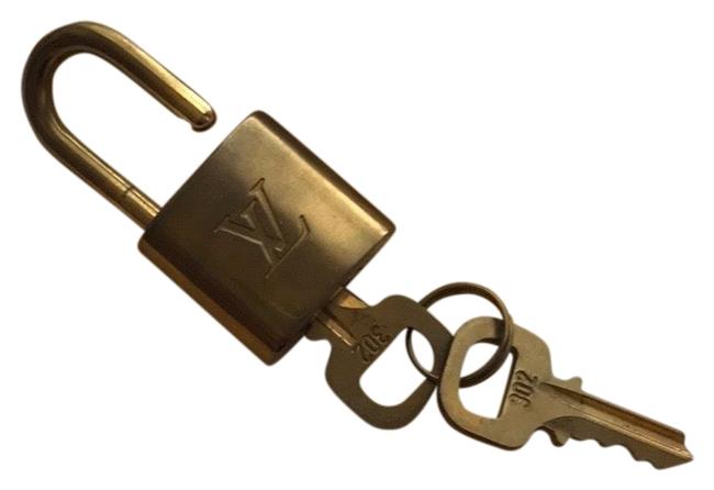 Louis Vuitton Gold ToneBrass Lock Keys