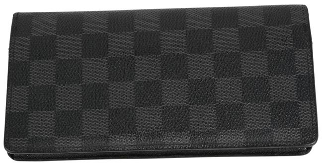 Louis Vuitton Gray Brazza Damier Graphite Portefeuille Wallet