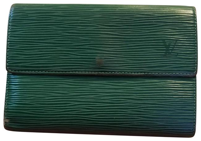 Louis Vuitton Green Long International Epi Wallet