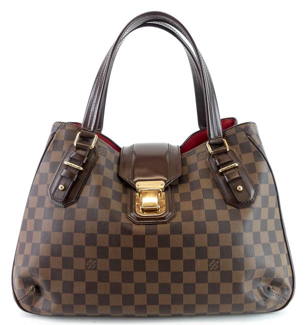 Louis Vuitton Griet Brown Damier Ebene Canvas Tote