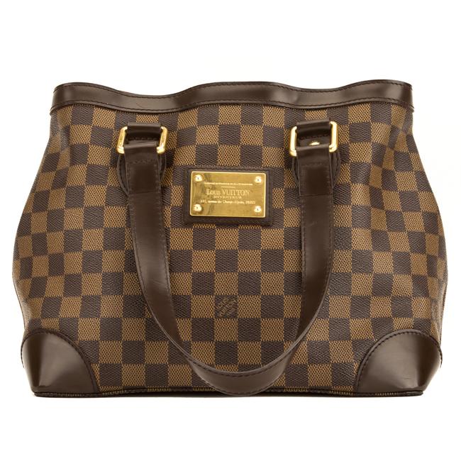 Louis Vuitton Hampstead Damier Ebene Pm 4053006 Brown Tote