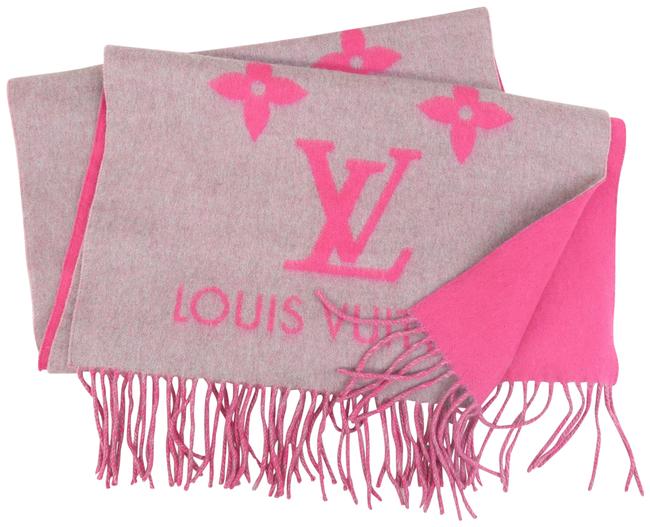 Louis Vuitton Hot Pink Cashmere Reykjavik ScarfWrap