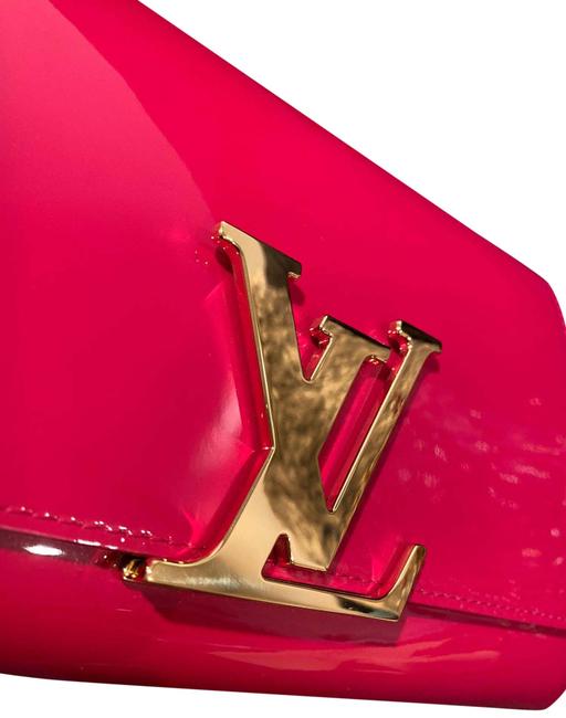 Louis Vuitton Hot Pink Patent Leather Clutch