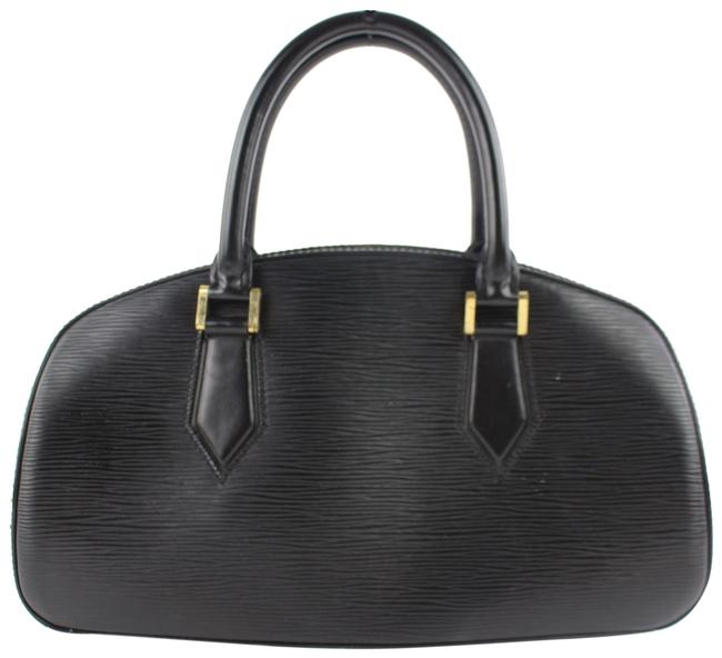 Louis Vuitton Jasmin Bowler 8lz0918 Black Leather Satchel