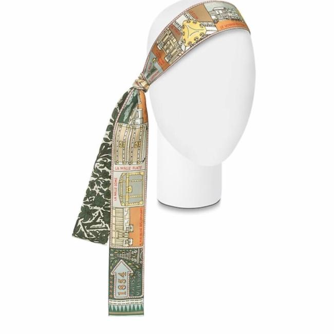 Louis Vuitton Kaki Jeu De Bb Bandeau ScarfWrap
