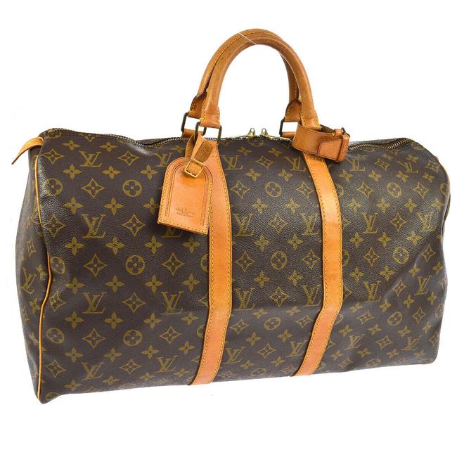 Louis Vuitton Keepall 50 Purse Monogram #5680l42b Brown WeekendTravel Bag