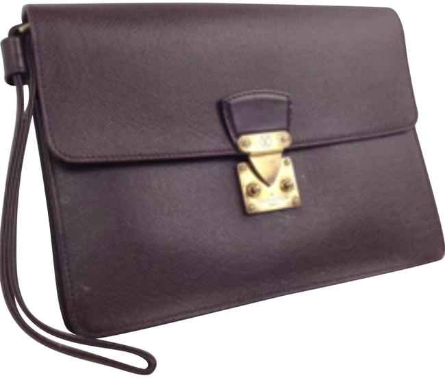 Louis Vuitton Leaisure Or Business Classy Pvc Leather Clutch
