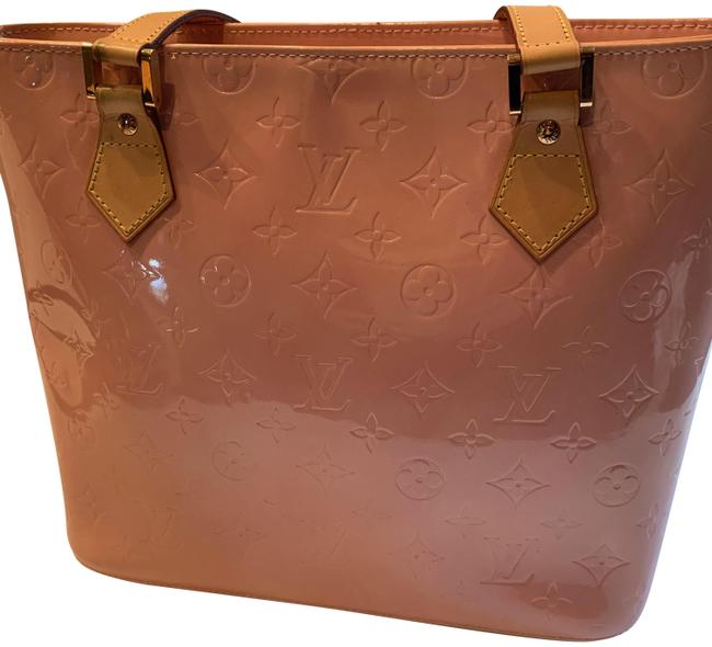Louis Vuitton Light Pink Monogram Vernis Leather Tote