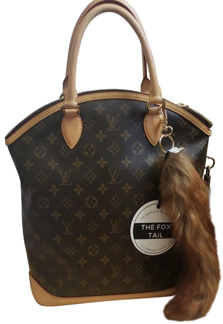 Louis Vuitton Lockit Monogram Brown Canvas Satchel
