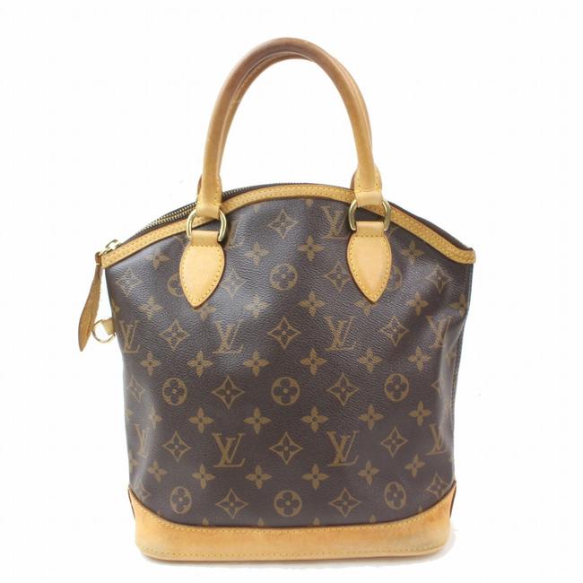 Louis Vuitton Lockit Monogram Pm 869972 Brown Coated Canvas Tote