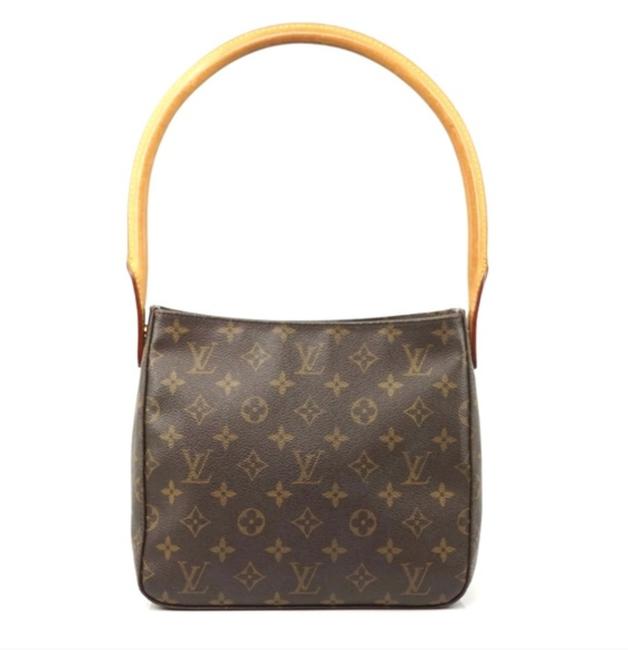Louis Vuitton Looping Mm Purse Monogram #5141l50b Brown Shoulder Bag
