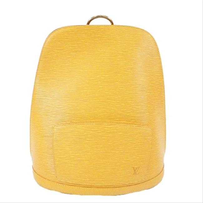 Louis Vuitton M52299 Women Jaune Jaune Epi Leather Backpack