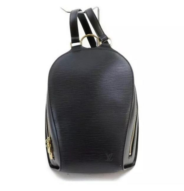 Louis Vuitton Mabillon Black Noir Epi Leather Backpack