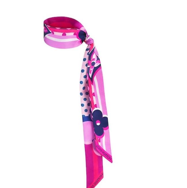 Louis Vuitton Magenta Pop Monogram Bb Bandeau ScarfWrap