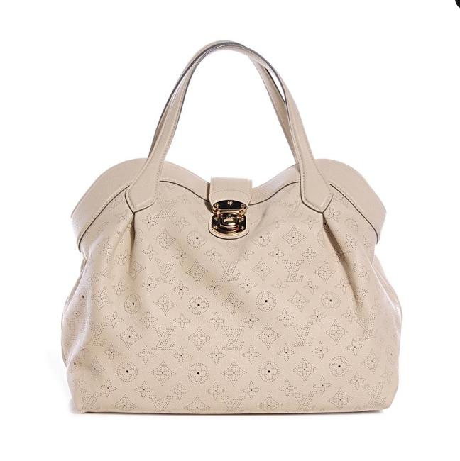 Louis Vuitton Mahina Cirrus Satchel Opal Leather Tote