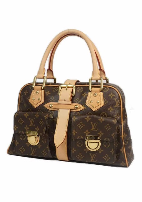 Louis Vuitton Manhattan Gm Satchel Monogram Leather Tote