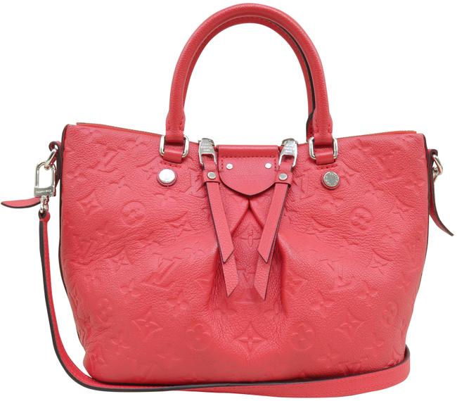 Louis Vuitton Mazarine Pm Satchel Cherry Monogram Empreinte Leather Tote