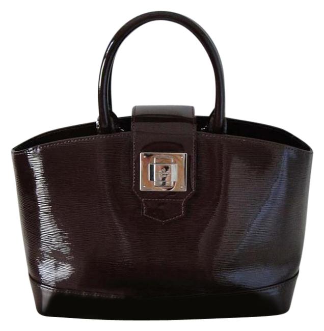 Louis Vuitton Mirabeau Purunnyu Epi Electric Purple Leather Satchel