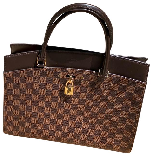 Louis Vuitton Mm City Streamer Brown Damier Ebene Satchel