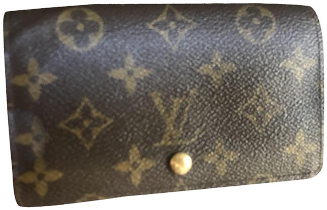 Louis Vuitton Monogram Brown Porte Tressor Wallet