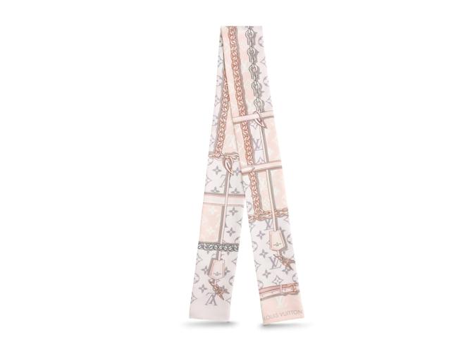 Louis Vuitton Monogram New Rare Confidential Silk Bandeau ScarfWrap ScarfWrap